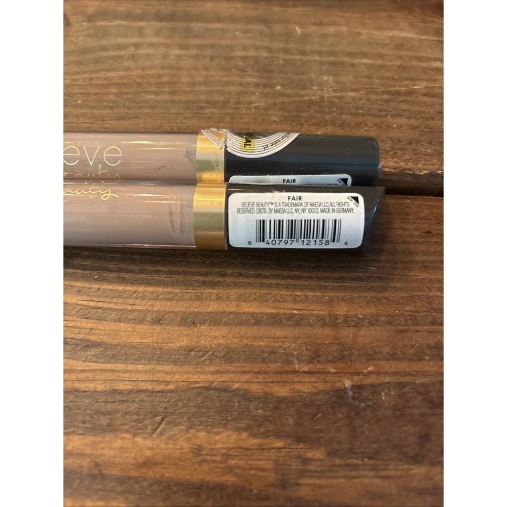 Believe Beauty - Fair You're Covered Liquid Concealer .15 FL Oz Lot Of 2